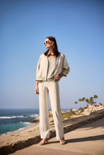 Load image into Gallery viewer, Classic Wide Leg Pant Parchment