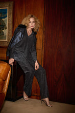 Load image into Gallery viewer, Foiled Suede Jacket with Faux Removable Fur