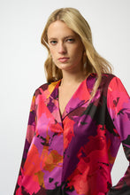 Load image into Gallery viewer, Satin Floral Print Top