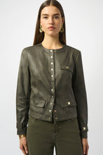 Load image into Gallery viewer, Foiled Faux Suede Jacket