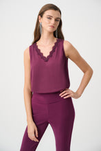 Load image into Gallery viewer, Satin V Neck Tank