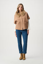 Load image into Gallery viewer, Sweater Knit Jacket With Detachable Faux Fur Collar