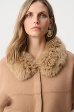 Load image into Gallery viewer, Sweater Knit Jacket With Detachable Faux Fur Collar