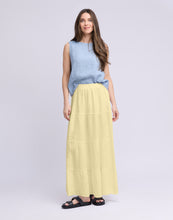 Load image into Gallery viewer, Lucia Tiered Linen Skirt