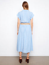 Load image into Gallery viewer, Striped Linen Blend Maxi Dress