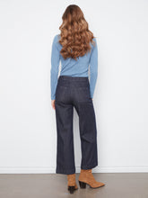 Load image into Gallery viewer, Cropped Wide Leg Jean