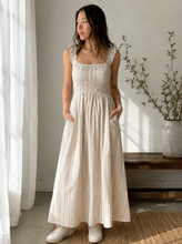 Load image into Gallery viewer, Liora Midi Striped Dress