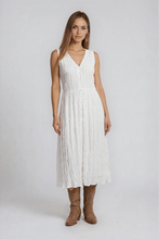 Load image into Gallery viewer, Pascale Silky Button Front Dress
