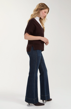 Load image into Gallery viewer, Short Sleeved V Neck Sweater