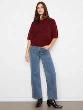 Load image into Gallery viewer, Sleeve Knit Sweater - Heather Merlot