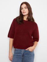 Load image into Gallery viewer, Sleeve Knit Sweater - Heather Merlot