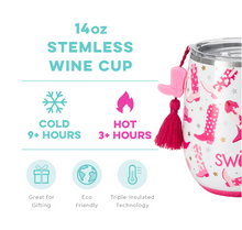 Load image into Gallery viewer, Stemless Wine Cup - Let's Go Girls Print