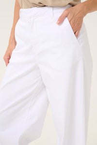 Vista Denim White Pant