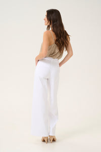 Vista Denim White Pant