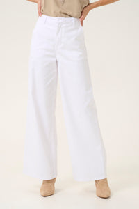 Vista Denim White Pant