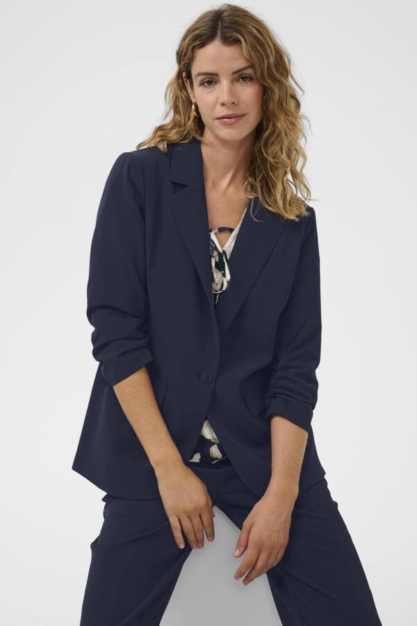 Cocamania 3/4 sleeved Navy Blazer