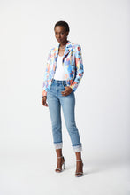 Load image into Gallery viewer, Faux Suede Abstract Moto Jacket
