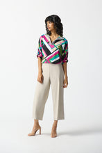 Load image into Gallery viewer, Georgette Geometric Boxy Print Top
