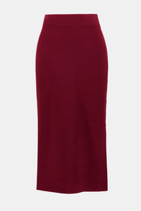 Sweater Knit Midi Skirt