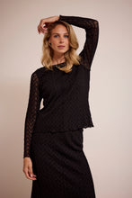 Load image into Gallery viewer, Long Sleeved Stretch Laced Top
