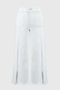 Culotte Jeans with embellished front seam