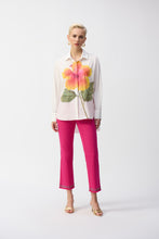 Load image into Gallery viewer, Embroidered Flower Cotton Shirt
