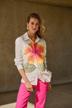 Load image into Gallery viewer, Embroidered Flower Cotton Shirt
