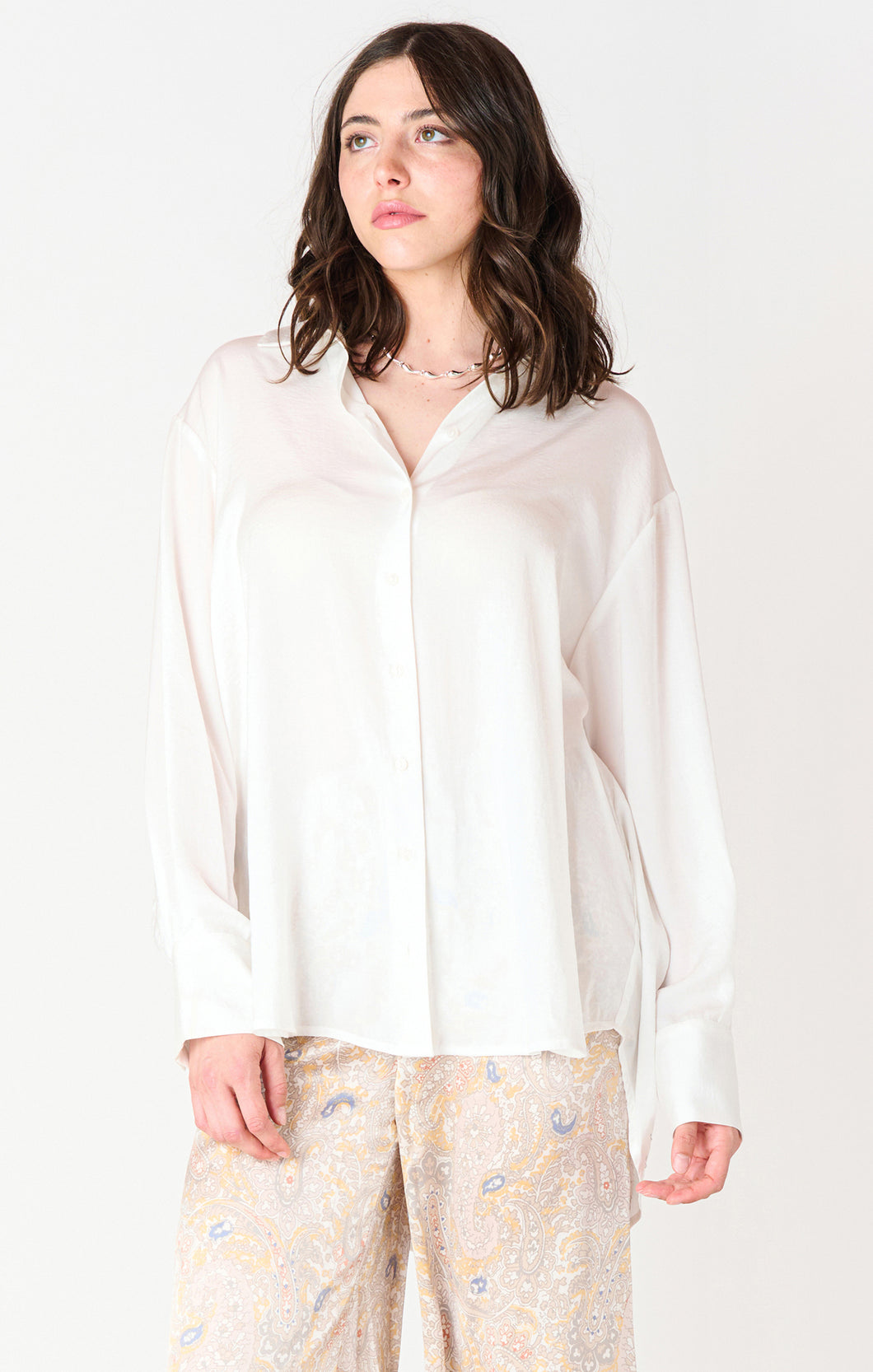 Flowy Satin Blouse