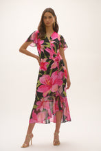 Load image into Gallery viewer, Silky Knit Chiffon Printed Floral Dress
