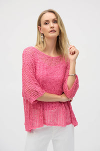 Chanille Sweater Open Stitch