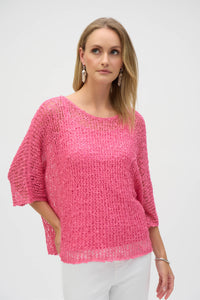 Chanille Sweater Open Stitch