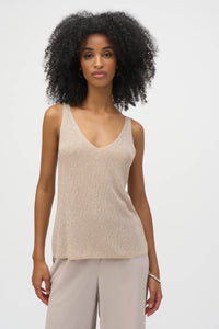 Metallic Knitted Cami