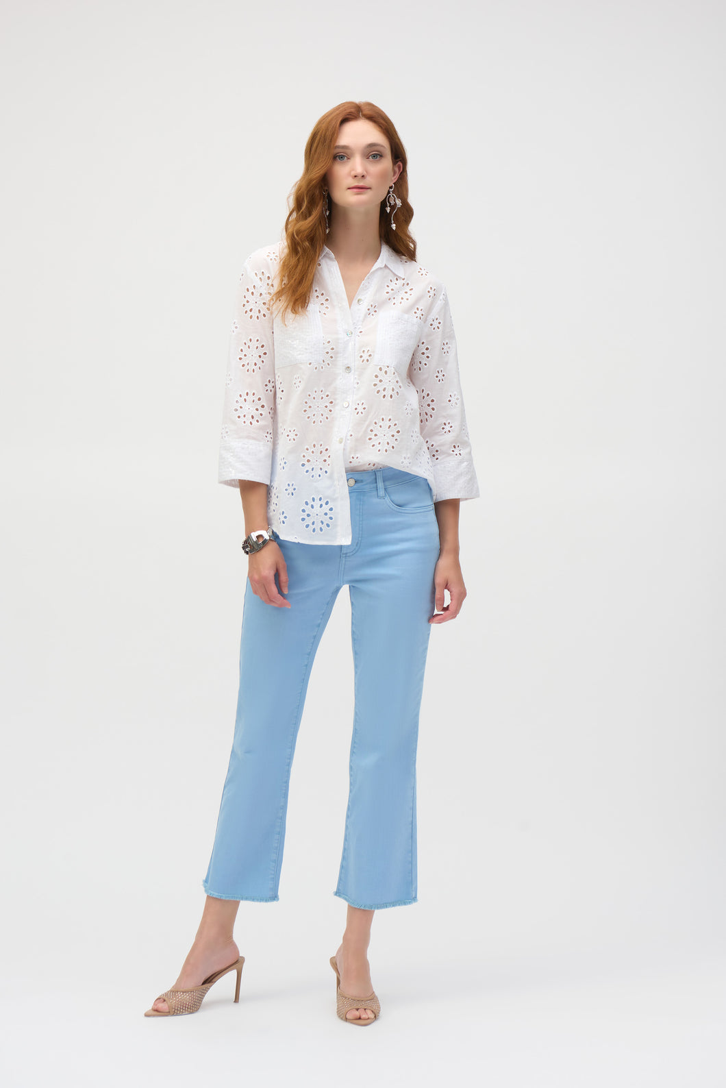 Cotton Eyelet Blouse