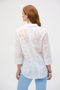 Cotton Eyelet Blouse