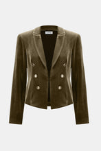 Load image into Gallery viewer, Velvet Knit Fitted Blazer
