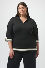 Load image into Gallery viewer, Sweater Knit Colour Block top

