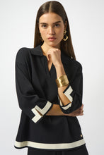 Load image into Gallery viewer, Sweater Knit Colour Block top
