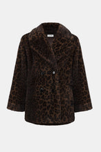 Load image into Gallery viewer, Faux Fur Leopard Print Coat
