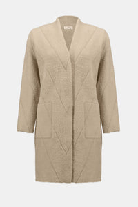 Feather Yarn Sweater Coat