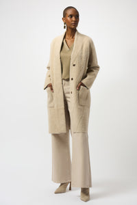 Feather Yarn Sweater Coat