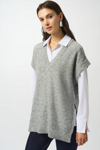 Sweater Knit Sleeveless Tunic