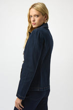 Load image into Gallery viewer, Stretch Denim Fitted Blazer
