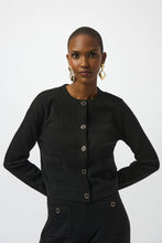 Load image into Gallery viewer, Crew Neck Button Front Jacket
