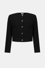 Load image into Gallery viewer, Crew Neck Button Front Jacket
