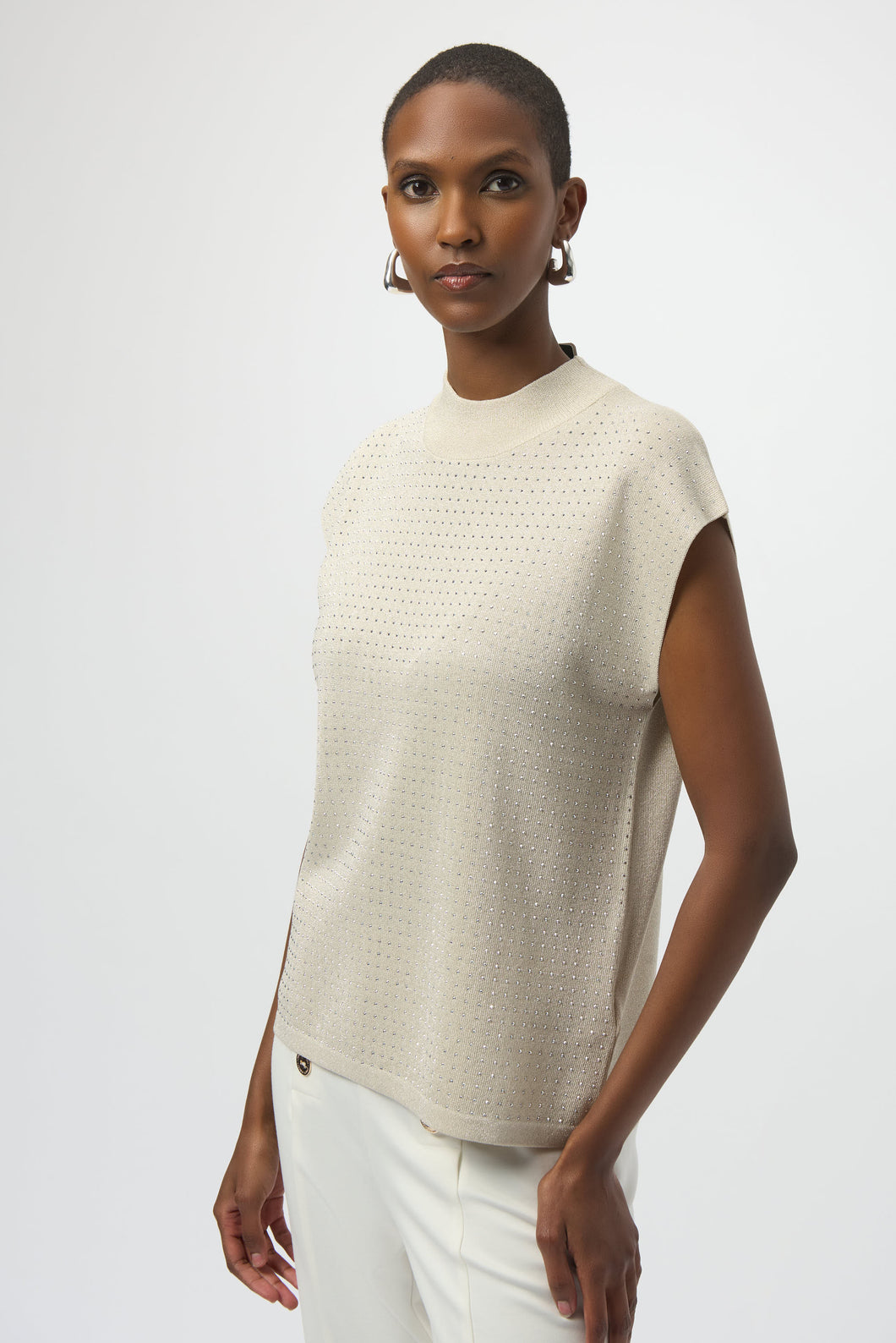 Sleeveless Sweater Knit