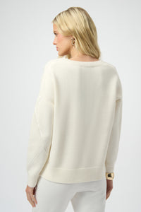 Sweater Knit Pullover with Sequins