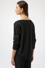 Load image into Gallery viewer, Sweater Knit PullOver with Bows
