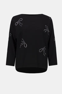 Sweater Knit PullOver with Bows