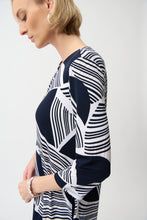 Load image into Gallery viewer, Silky Knit Geometric Dress
