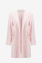 Load image into Gallery viewer, Bouclé Straight Coat With Fringe Detail
